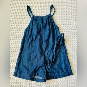 Denim romper